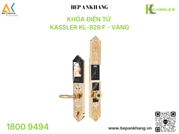 Khóa điện tử Kassler KL-929 F - Vàng